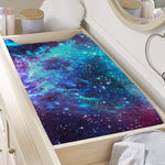 Starfield Nebula Galaxy Space Print Changing Pad Cover