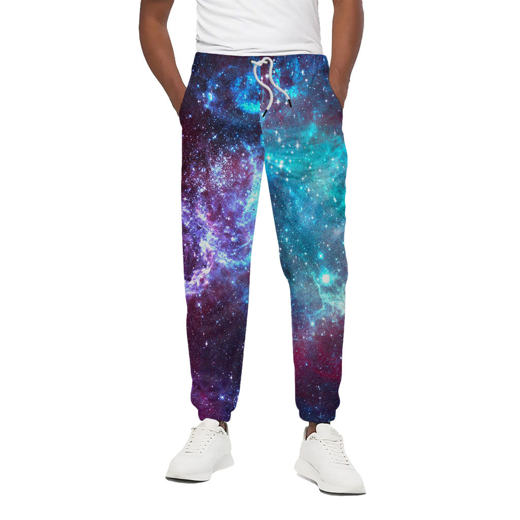 Starfield Nebula Galaxy Space Print Cotton Pants