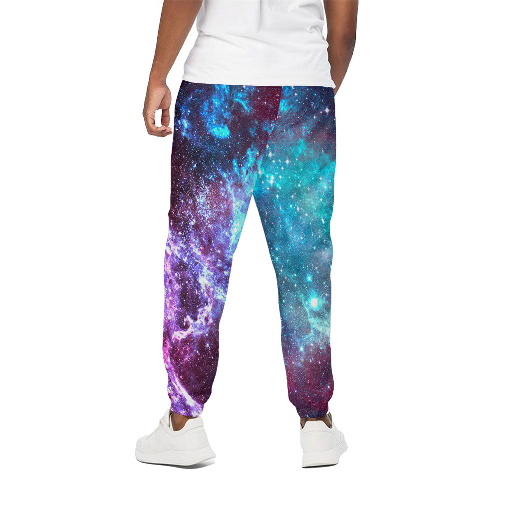 Starfield Nebula Galaxy Space Print Cotton Pants