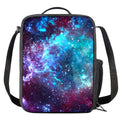 Starfield Nebula Galaxy Space Print Crossbody Lunch Bag