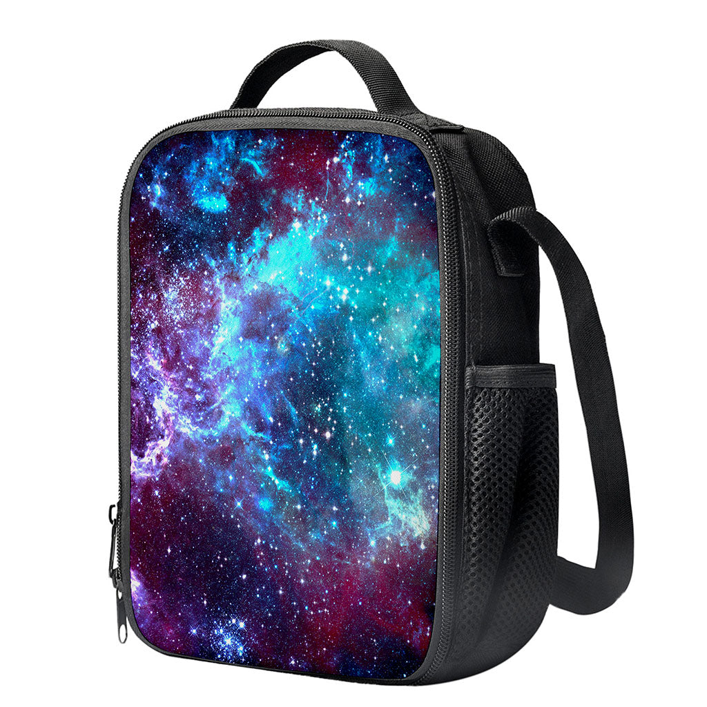 Starfield Nebula Galaxy Space Print Crossbody Lunch Bag