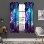 Starfield Nebula Galaxy Space Print Curtain