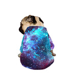 Starfield Nebula Galaxy Space Print Dog Zip Up Jacket