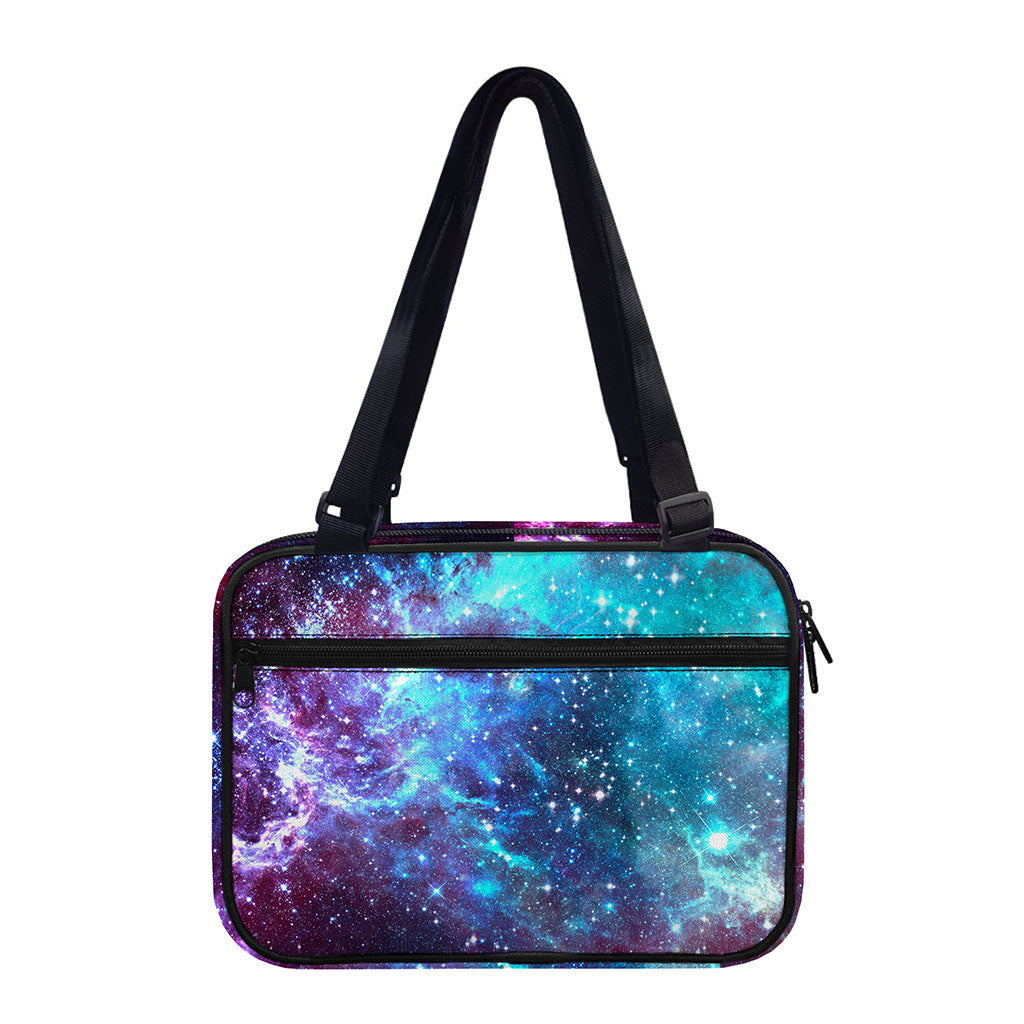 Starfield Nebula Galaxy Space Print Double Strap Bible Bag