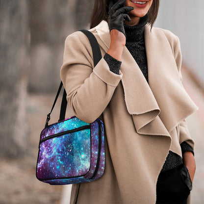Starfield Nebula Galaxy Space Print Double Strap Bible Bag