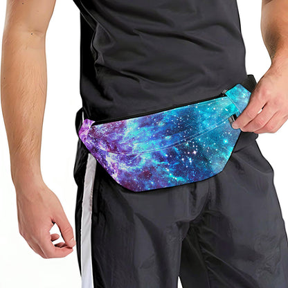 Starfield Nebula Galaxy Space Print Fanny Pack