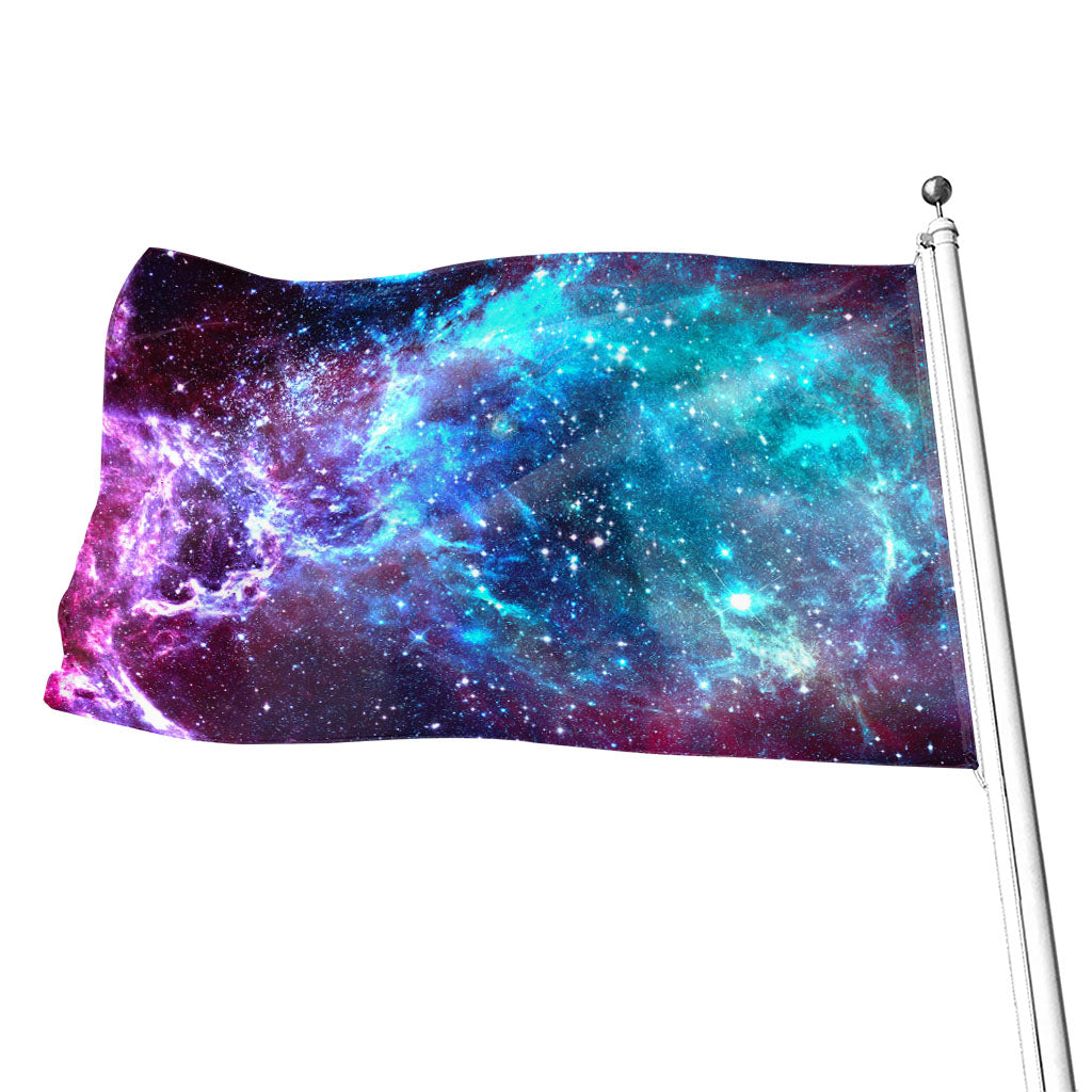 Starfield Nebula Galaxy Space Print Flag