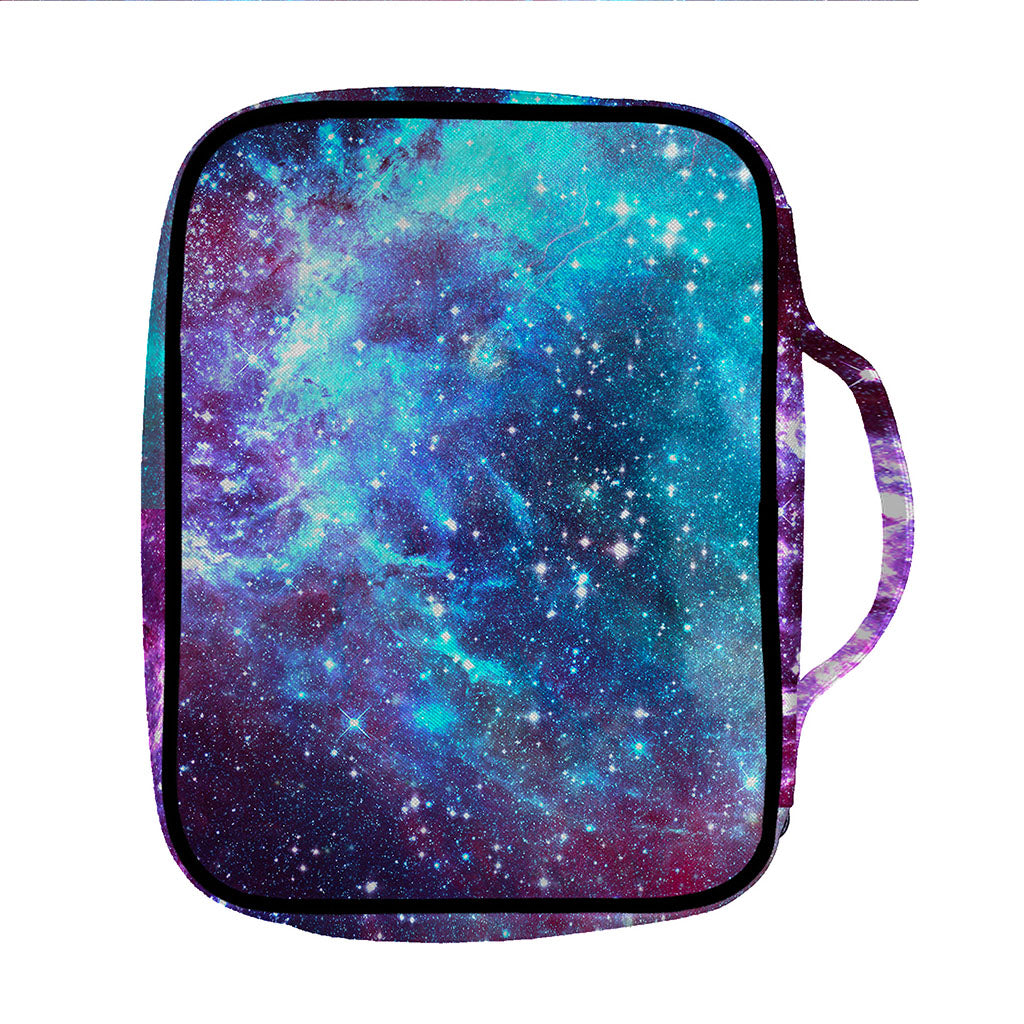 Starfield Nebula Galaxy Space Print Front Pocket Bible Bag