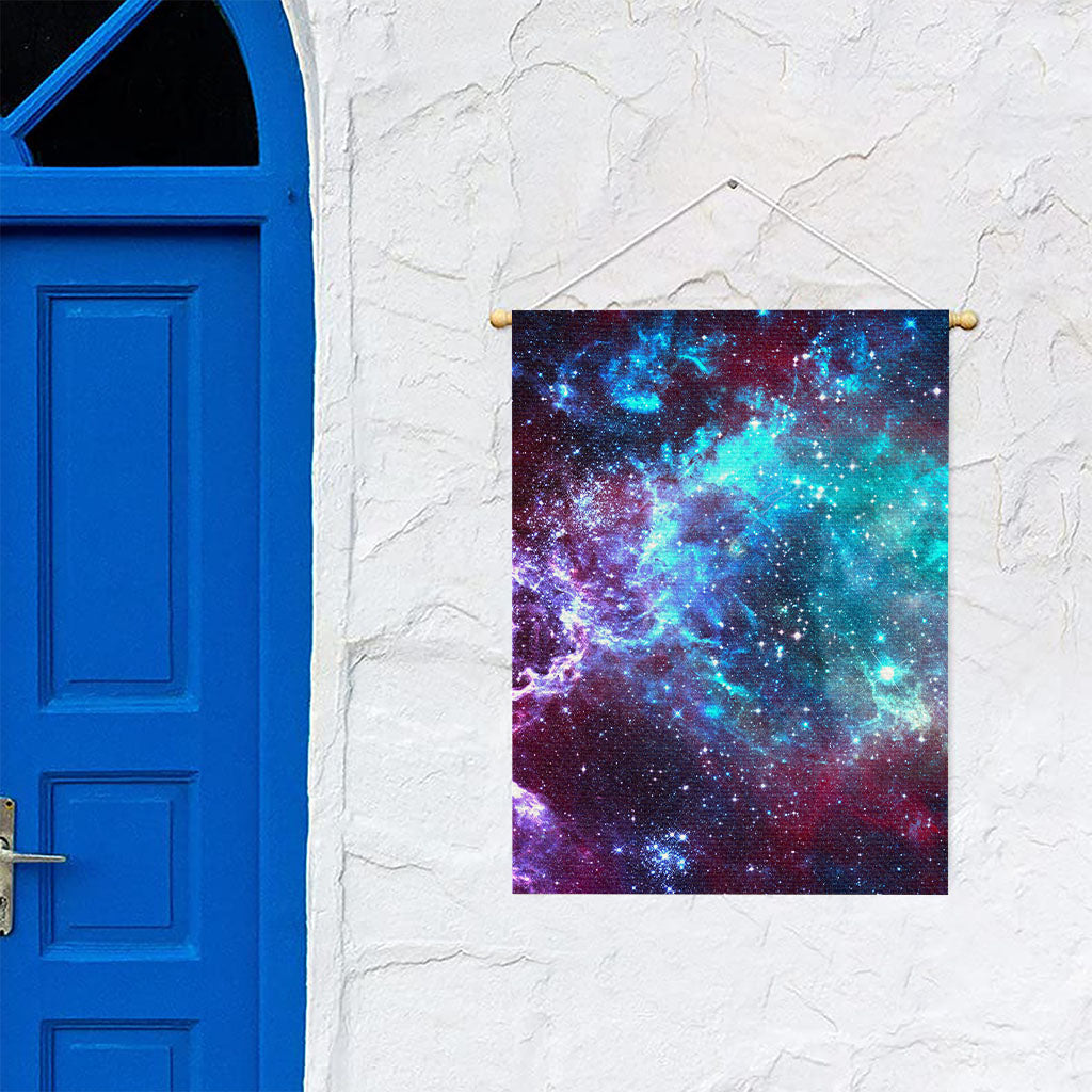 Starfield Nebula Galaxy Space Print Garden Flag