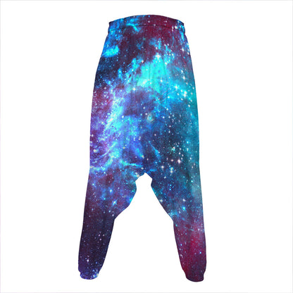 Starfield Nebula Galaxy Space Print Hammer Pants