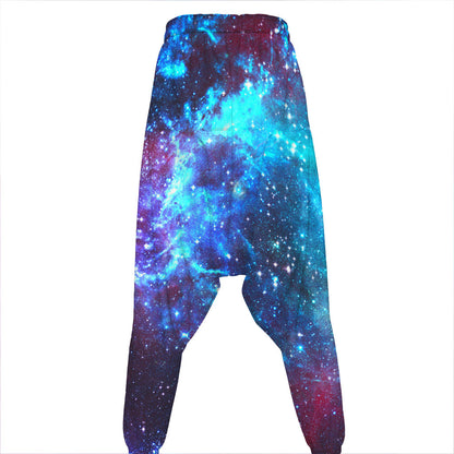 Starfield Nebula Galaxy Space Print Hammer Pants