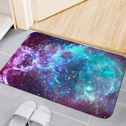 Starfield Nebula Galaxy Space Print Indoor Door Mat