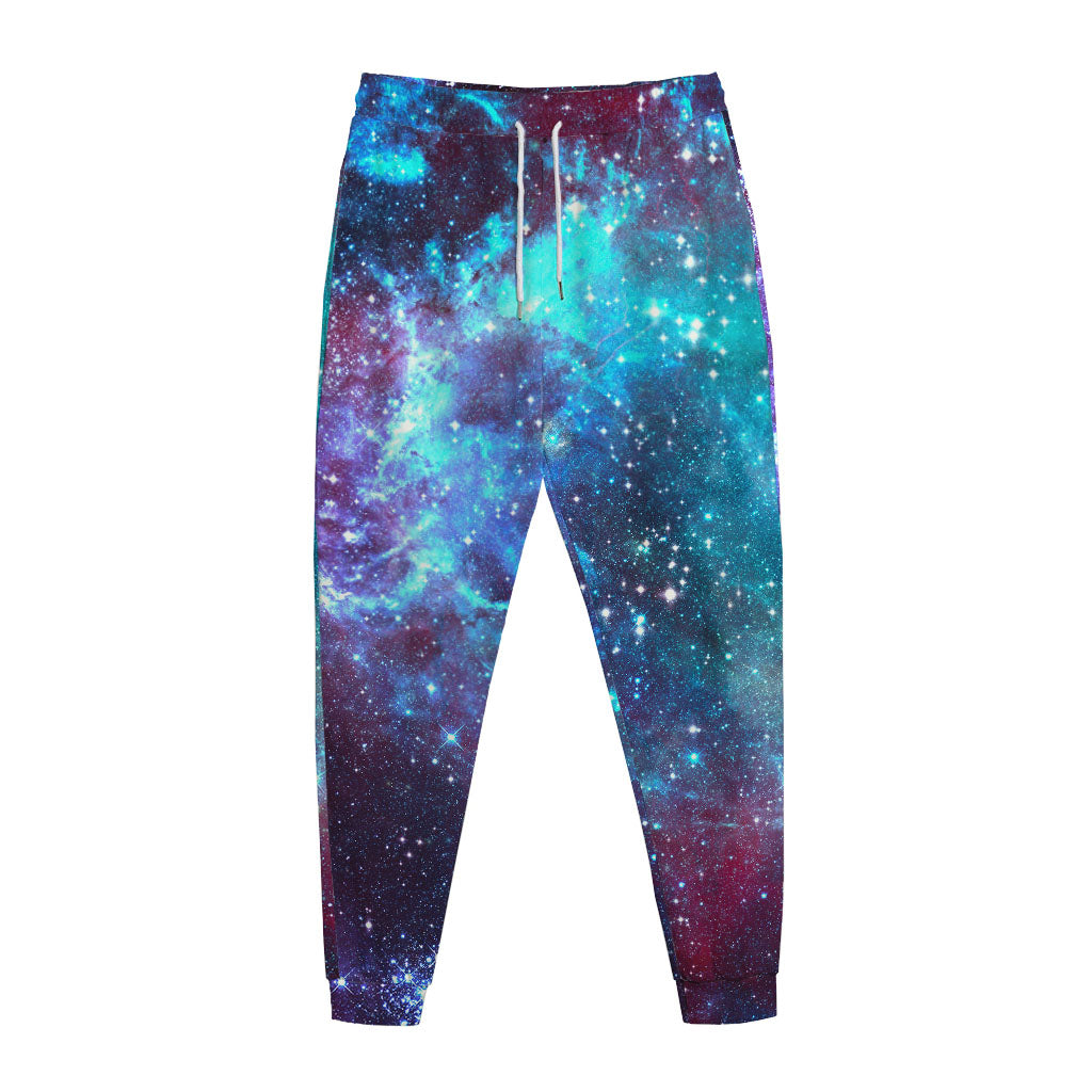 Starfield Nebula Galaxy Space Print Jogger Pants