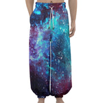 Starfield Nebula Galaxy Space Print Lantern Pants