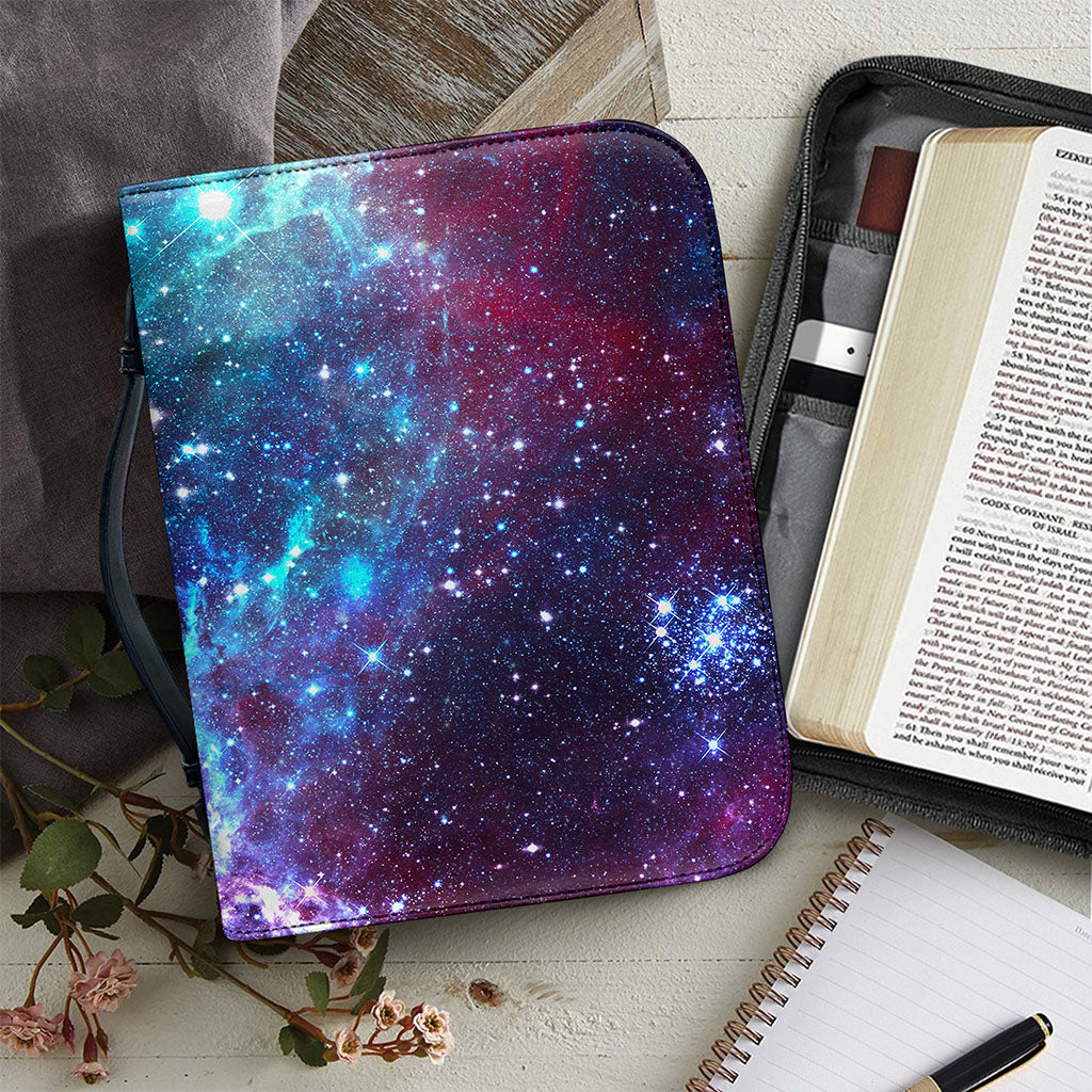 Starfield Nebula Galaxy Space Print Leather Bible Cover