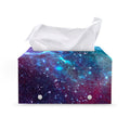 Starfield Nebula Galaxy Space Print Leather Tissue Box Cover