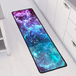 Starfield Nebula Galaxy Space Print Long Kitchen Mat