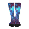 Starfield Nebula Galaxy Space Print Long Socks