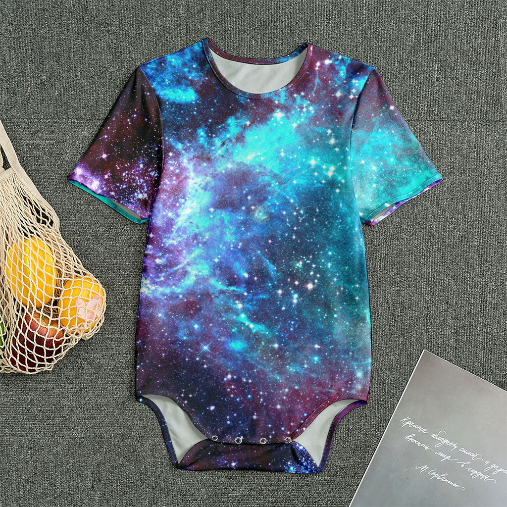 Starfield Nebula Galaxy Space Print Men's Bodysuit
