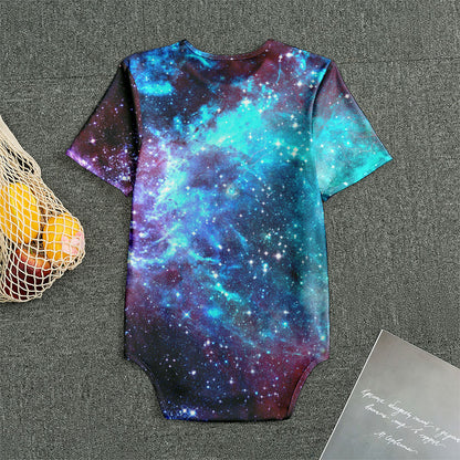 Starfield Nebula Galaxy Space Print Men's Bodysuit