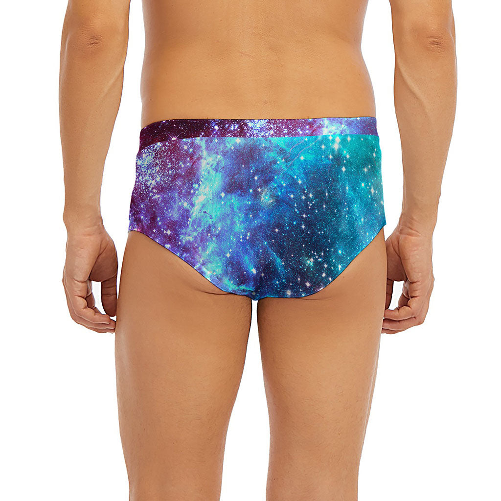 Starfield Nebula Galaxy Space Print Men's Briefs