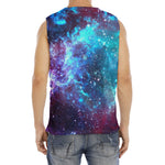 Starfield Nebula Galaxy Space Print Men's Fitness Tank Top