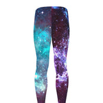 Starfield Nebula Galaxy Space Print Men's leggings