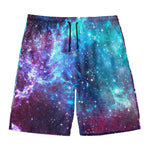Starfield Nebula Galaxy Space Print Men's Swim Trunks
