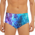 Starfield Nebula Galaxy Space Print Men's Triangle Swim Briefs
