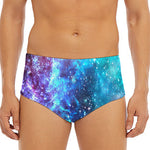 Starfield Nebula Galaxy Space Print Men's Triangle Swim Briefs