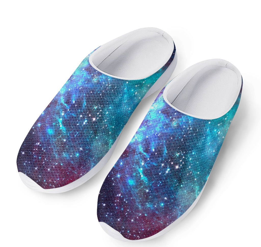 Starfield Nebula Galaxy Space Print Mesh Casual Shoes