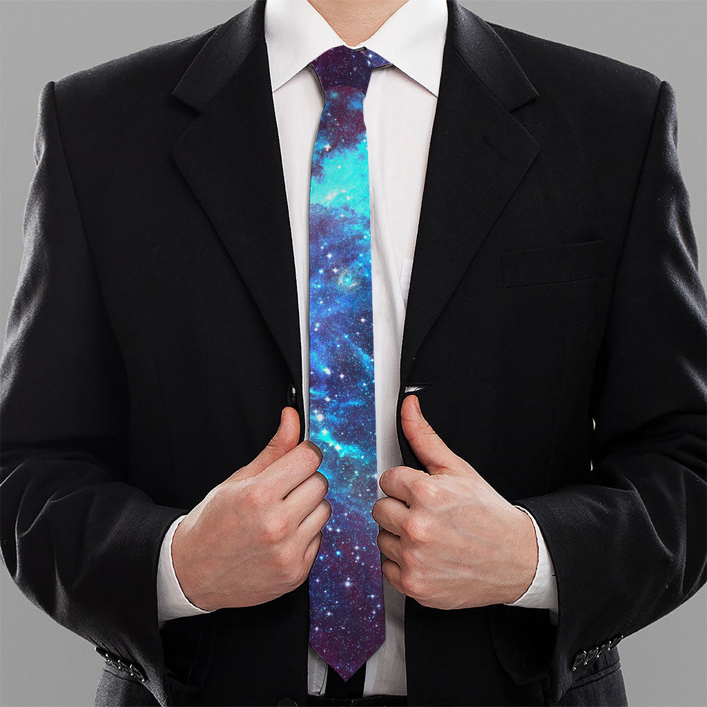 Starfield Nebula Galaxy Space Print Necktie