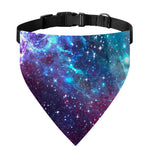 Starfield Nebula Galaxy Space Print Over The Collar Dog Bandana