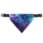 Starfield Nebula Galaxy Space Print Over The Collar Dog Bandana