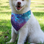 Starfield Nebula Galaxy Space Print Over The Collar Dog Bandana
