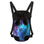 Starfield Nebula Galaxy Space Print Pet Carrier Backpack
