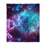Starfield Nebula Galaxy Space Print Polyester Shower Curtain
