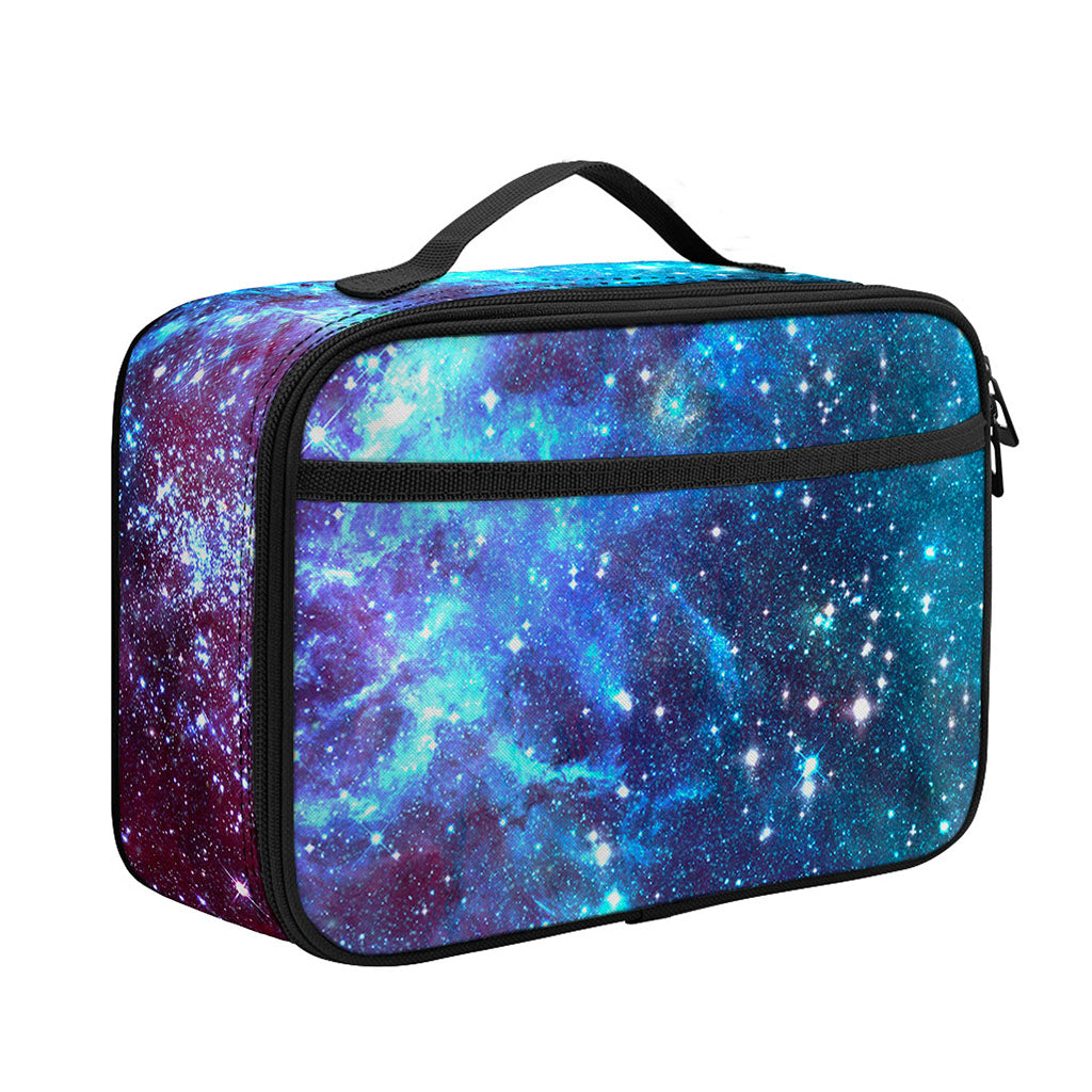 Starfield Nebula Galaxy Space Print Portable Lunch Bag