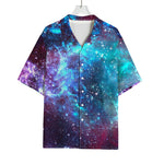 Starfield Nebula Galaxy Space Print Rayon Hawaiian Shirt
