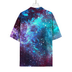 Starfield Nebula Galaxy Space Print Rayon Hawaiian Shirt