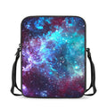 Starfield Nebula Galaxy Space Print Rectangular Crossbody Bag