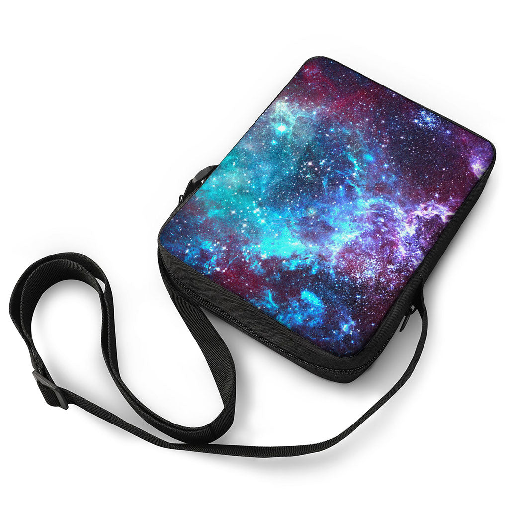 Starfield Nebula Galaxy Space Print Rectangular Crossbody Bag