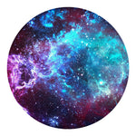 Starfield Nebula Galaxy Space Print Round Blanket
