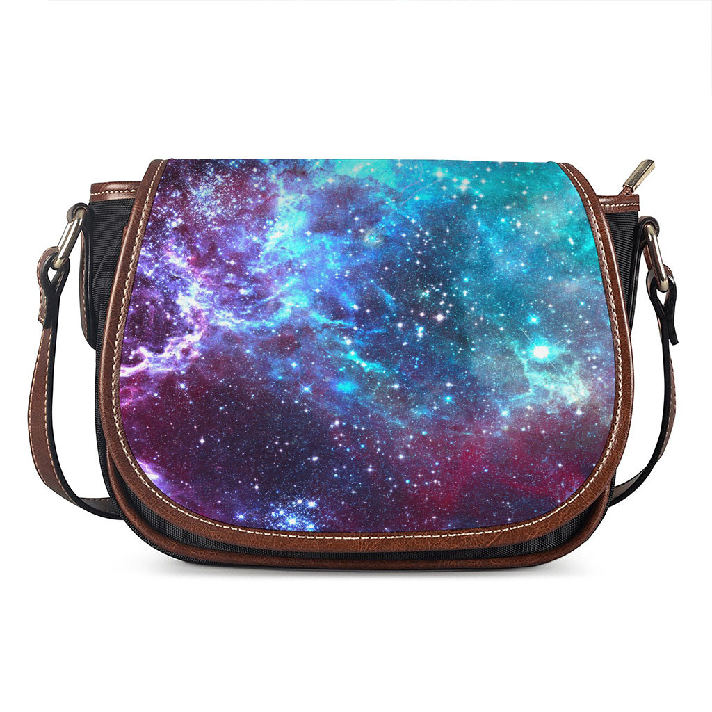 Starfield Nebula Galaxy Space Print Saddle Bag