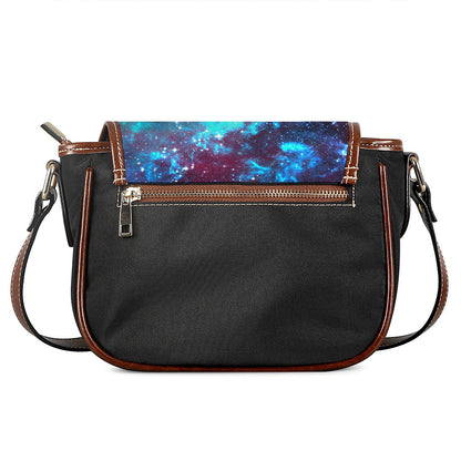 Starfield Nebula Galaxy Space Print Saddle Bag