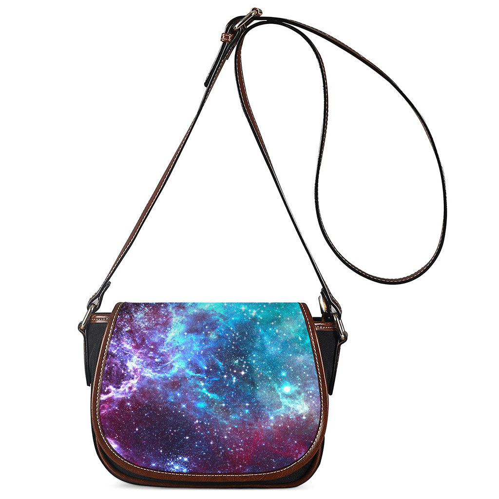 Starfield Nebula Galaxy Space Print Saddle Bag