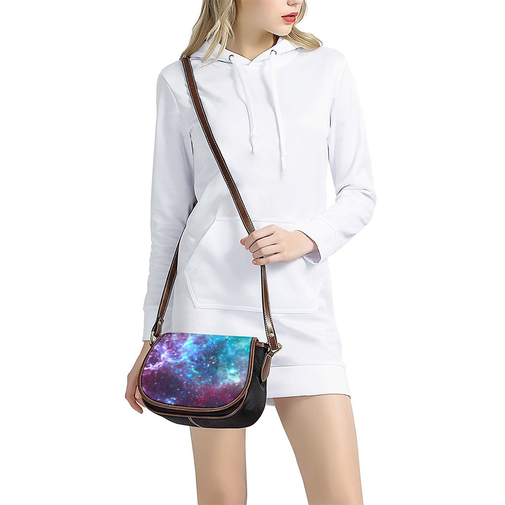 Starfield Nebula Galaxy Space Print Saddle Bag