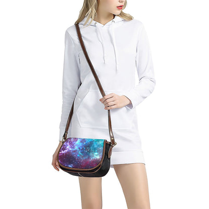 Starfield Nebula Galaxy Space Print Saddle Bag