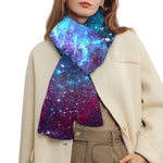 Starfield Nebula Galaxy Space Print Scarf