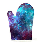 Starfield Nebula Galaxy Space Print Single Oven Mitt